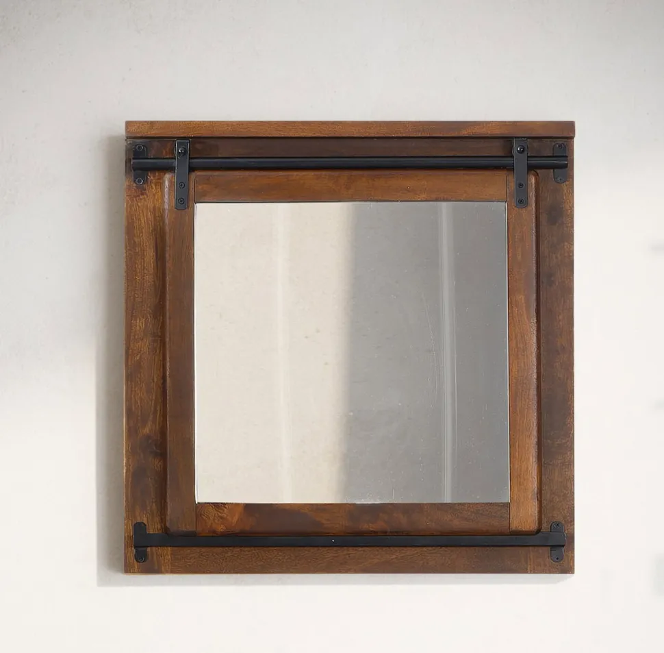 Spiegel 68x68cm 'Bayamo' Mango & Eisen