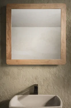 Spiegel 70x70cm 'Pure' Akazie massiv