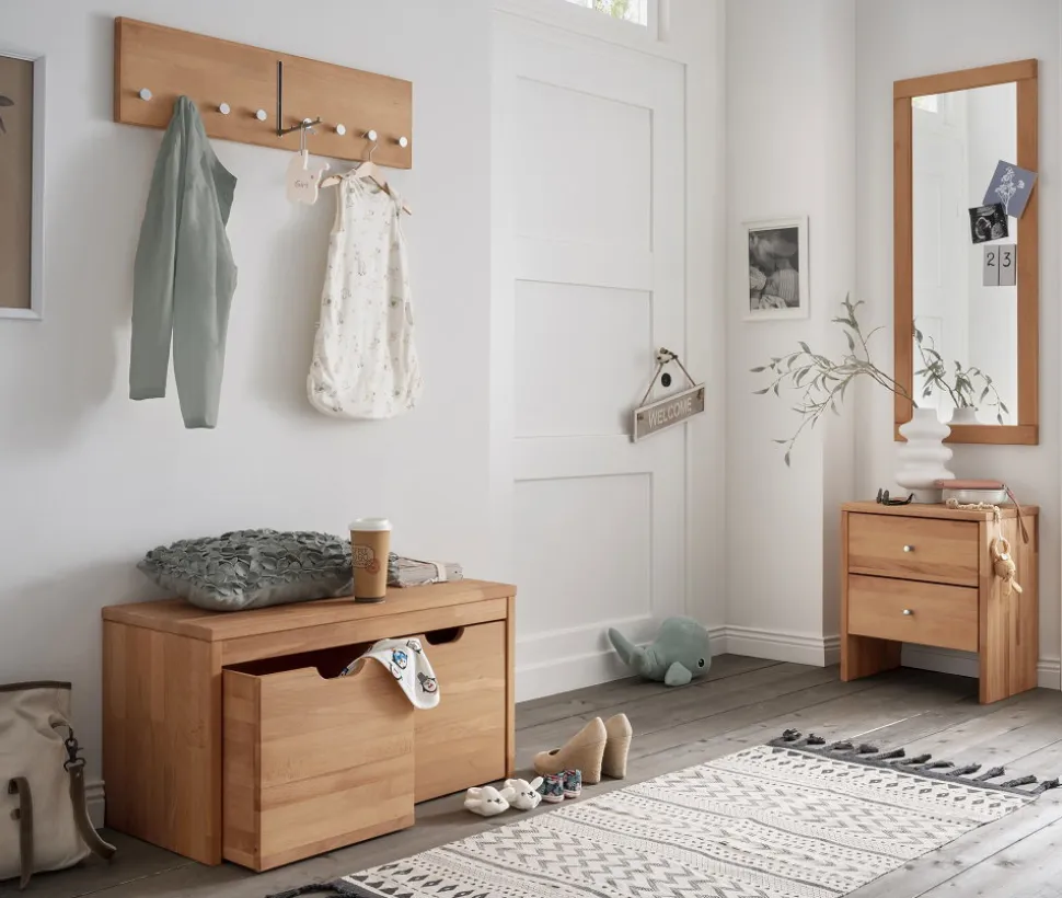 Spiegel 50x120cm 'Stockholm' Buche massiv