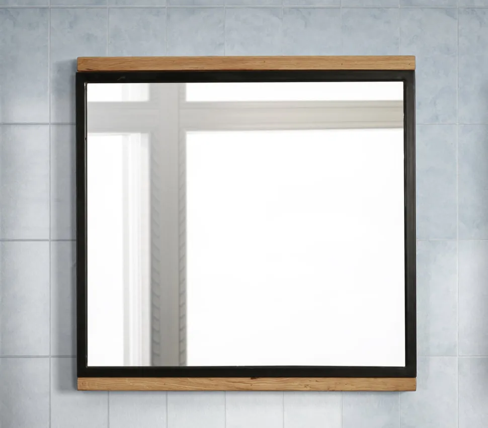 Spiegel 68x68cm 'Timbero' Eiche massiv