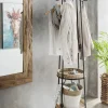 Standgarderobe "Hang" Metall schwarz & Mango