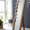 Standspiegel 50x175cm 'Bayreuth' Kernbuche massiv