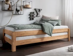 Stapelbett 90x200cm 'Dubi' Wildeiche massiv