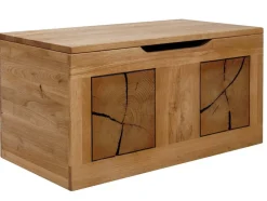 Truhe 80x40cm 'Danzig II' Wildeiche massiv