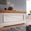 Truhe 109x50cm "Zürich" Kiefer massiv weiß WZ-0133
