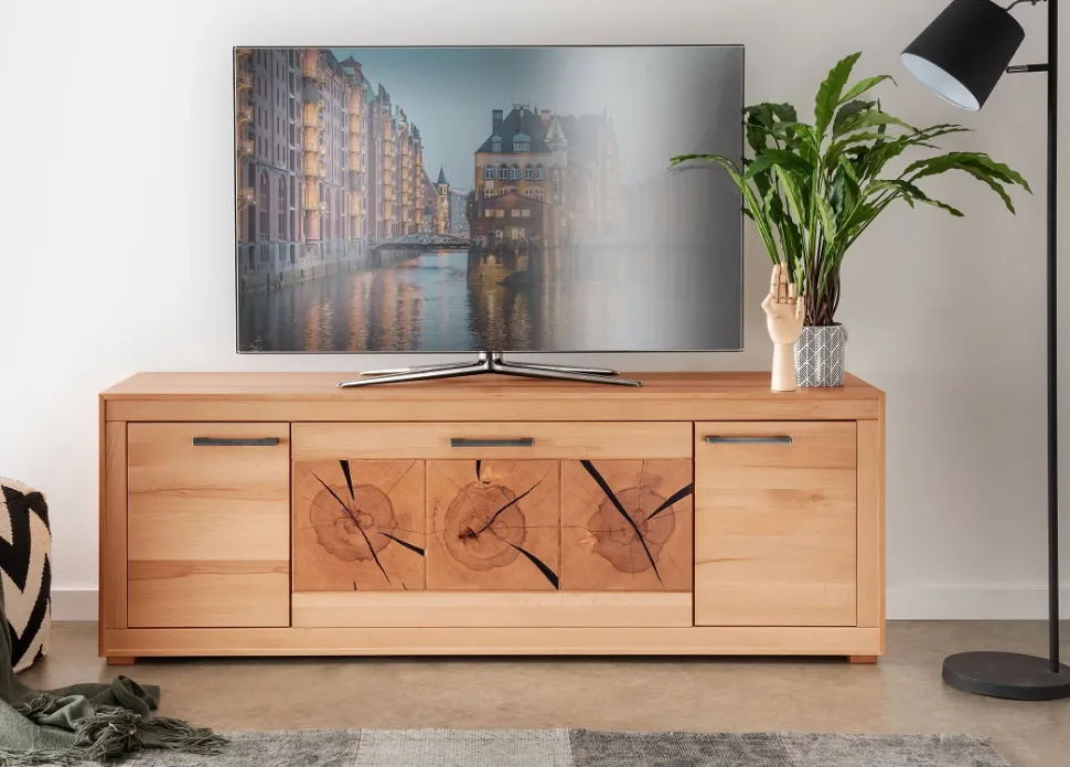 TV Board 178cm 'Danzig' Kernbuche geölt