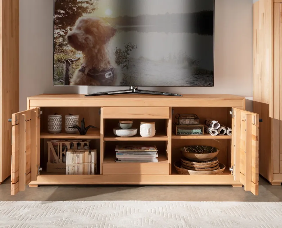 TV Board 150cm 'Danzig' Kernbuche geölt