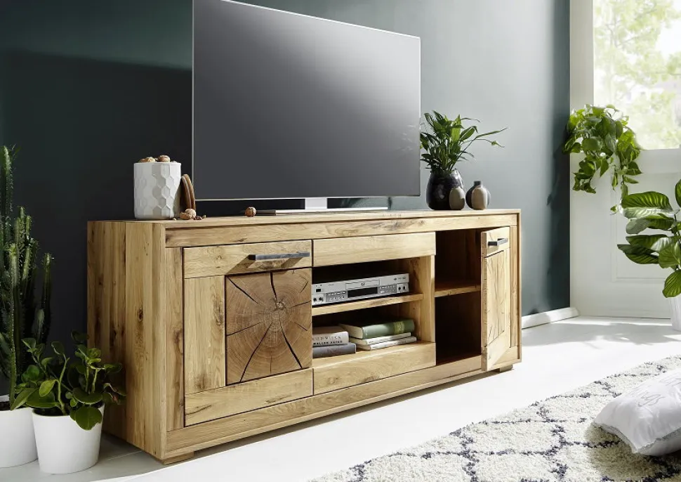 TV Board 150cm 'Danzig' Wildeiche geölt