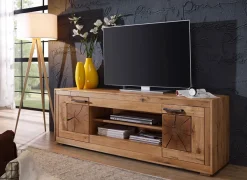 TV Board 200cm 'Danzig' Wildeiche geölt
