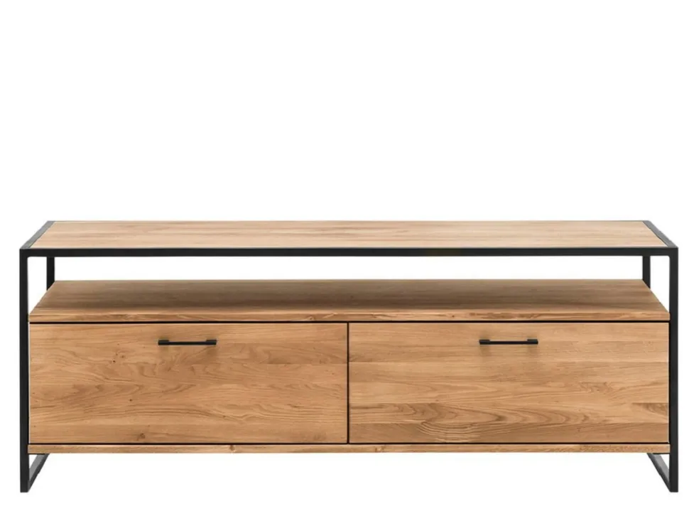 TV Board 115cm "Dublin" Wildeiche & Eisen schwarz