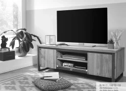 TV Board 150cm 'Genua' Akazie gebürstet