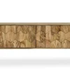 TV Board 200cm 'Kalani' Mango massiv hängend oder mit Füßen natur lackiert