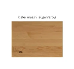 TV Board 180cm Kiefer laugenfarbig oder weiß 'Jana' weiß gewachst