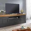 TV Board 189cm "Zürich II" Kiefer massiv grau WZ-0133