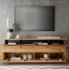 TV Board mit Aufsatz 179x63cm "Savona" Wildeiche geölt
