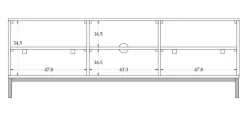 TV Board 145x50cm