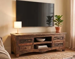 TV Board 140x50cm "Cordoba"' Akazie massiv lackiert