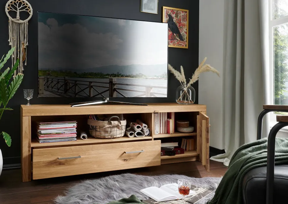 TV Board 170x56cm "Dover" Wildeiche geölt WZ-0169