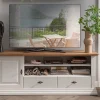 TV Board 178x67cm "Jale" Kiefer & Eiche massiv WZ-0622