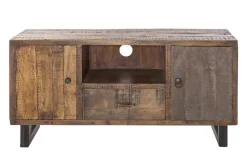 TV Board 120x60cm 'Metro' Altholz & Eisen