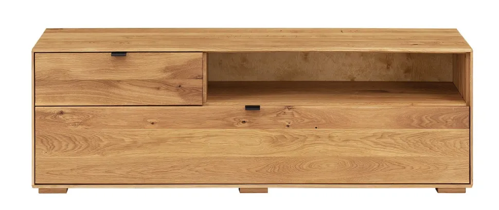 TV Board 155x50cm 'Montana' Wildeiche geölt