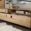 TV Board 155x50cm 'Montreal' Wildeiche geölt