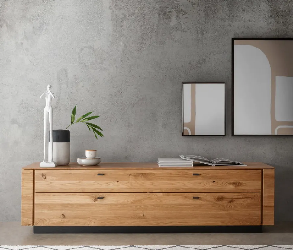 TV Board 179x47cm "Savona" Wildeiche geölt