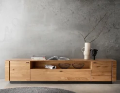 TV Board 219x47cm "Savona" Wildeiche geölt