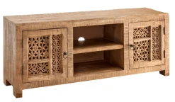 TV Board 145x58cm 'Shania' Mangoholz massiv