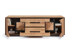 TV Board 165x54cm "Zarah" Wildeiche geölt mit 2 SK