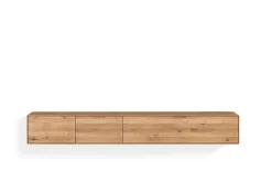 TV Board zum hängen 220cm "Kent" Wildeiche massiv