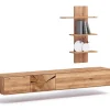 TV Kombination I 220cm "Belfast" Wildeiche massiv