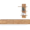 TV Kombination I 220cm "Kent" Wildeiche massiv