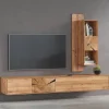 TV Kombination II 220cm "Belfast" Wildeiche massiv