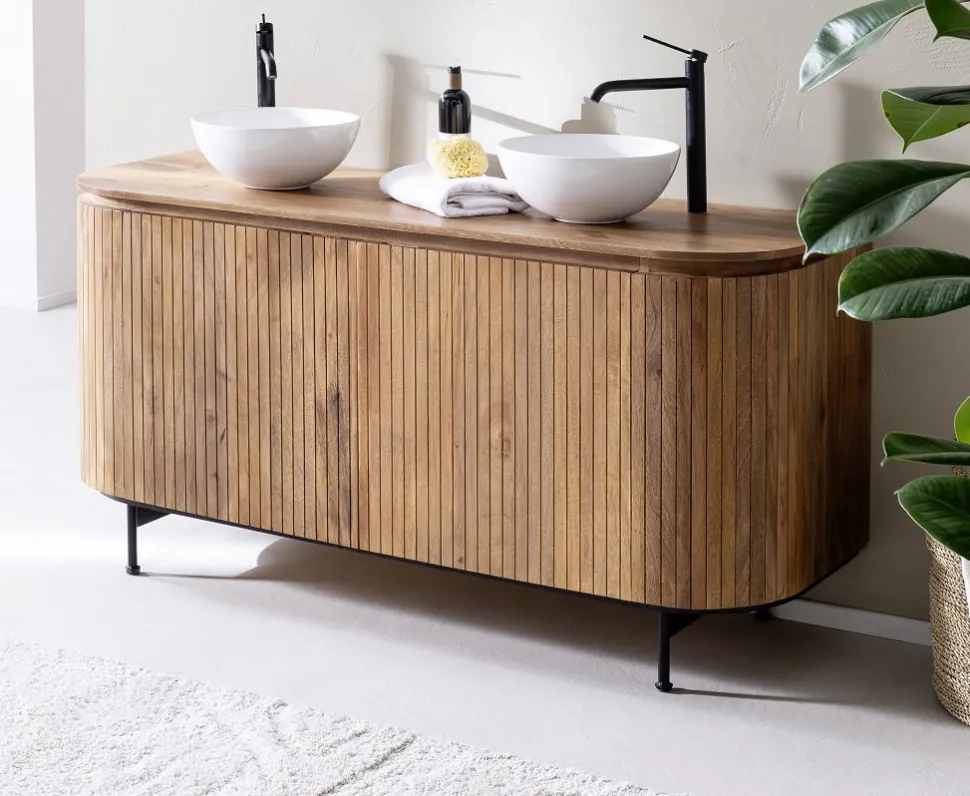 Unterschrank 150cm 'New Orleans' Mango honigfarben