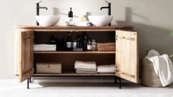 Unterschrank 150cm 'New Orleans' Mango honigfarben