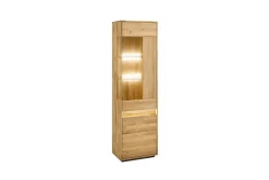 Vitrine inkl.Beleuchtung 60x205cm