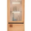 Vitrine 65x205cm "Bergamo" Kernbuche geölt WZ-0159