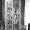 Vitrine 110x201cm 'Danzig' Kernbuche geölt