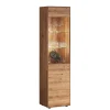 Vitrine 51x200cm "Kent" Wildeiche massiv