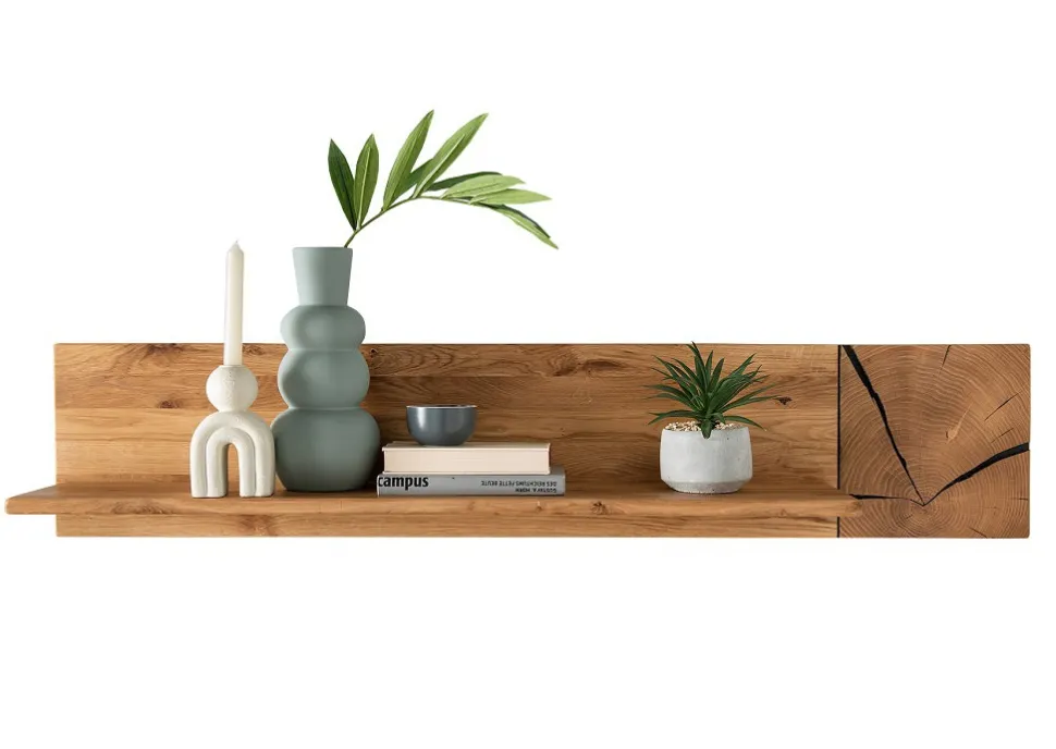 Wandboard 124cm 'Danzig II' Wildeiche massiv