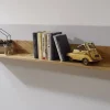 Wandboard 150cm 'Taipeh' Wildeiche & Metall gebürstet
