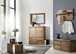 Wandgarderobe 100cm "Indian Sunset" Sheesham