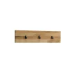 Wandgarderobe 80cm "Riga" Wildeiche massiv