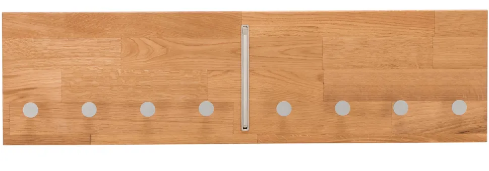 Wandgarderobe 80cm "Stockholm" Wildeiche massiv AV