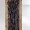 Wandgarderobe inkl.Beleuchtung 88x148cm 'Sadar' Akazie massiv