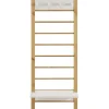 Wandgarderobe mit Haken und Ablage 'Jana' Kiefer laugenfarbig & weiß