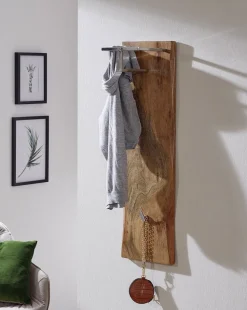 Wandgarderobe 25x85cm 'Forest' Akazie massiv