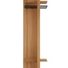 Wandgarderobe 60x200cm 'Lima' Kernbuche massiv