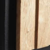Wandgarderobe 88x88cm 'Namibia' Eiche & Mango schwarz